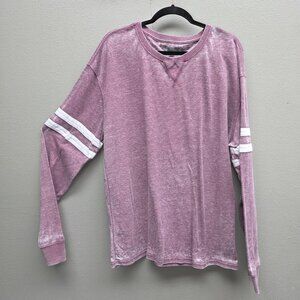 Coconut Creek Shirt Mens 2XL Waffle Thermal Varsity Stripes Long Sleeve